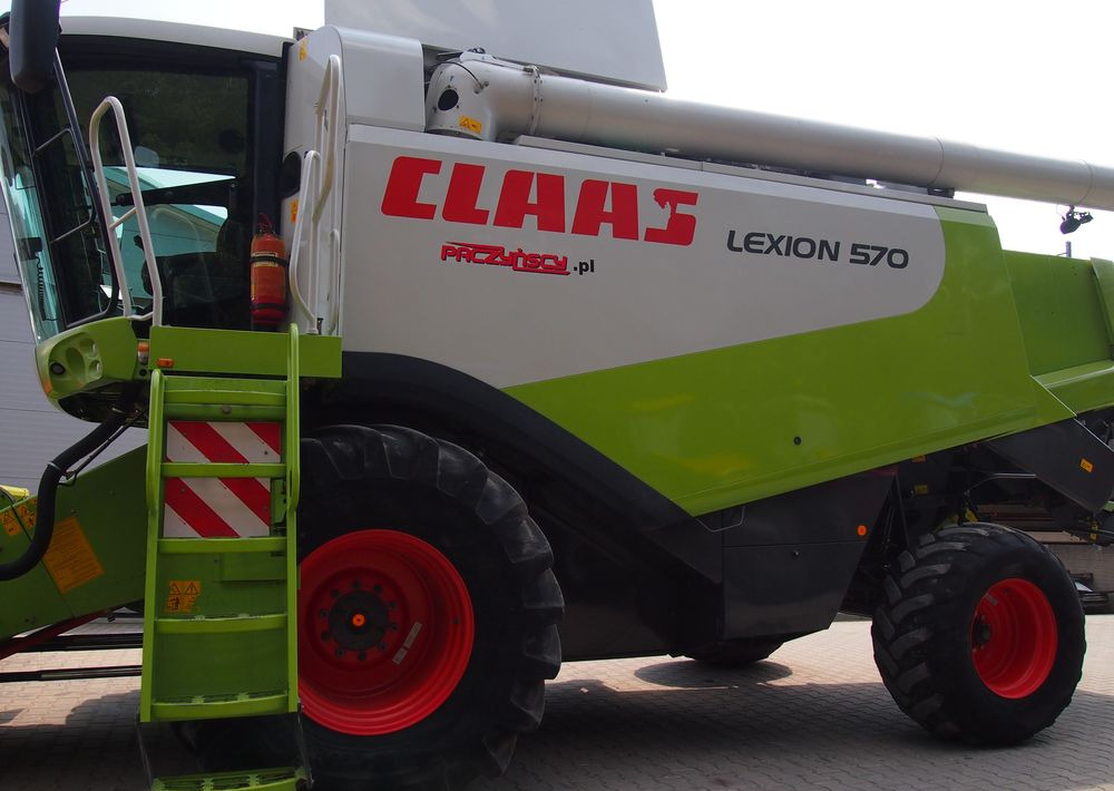 Kombajn zbożawy Claas Lexon 570 Kombajn zbożowy CLAAS LEXION 570+ heder VARIO 7,5m - Combine harvester: picture 4 Kombajn zbożawy Claas Lexon 570 Kombajn zbożowy CLAAS LEXION 570+ heder VARIO 7,5m - Combine harvester: picture 4