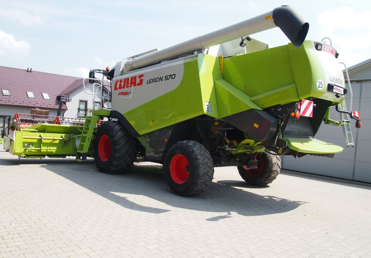 Kombajn zbożawy Claas Lexon 570 Kombajn zbożowy CLAAS LEXION 570+ heder VARIO 7,5m - Combine harvester: picture 5 Kombajn zbożawy Claas Lexon 570 Kombajn zbożowy CLAAS LEXION 570+ heder VARIO 7,5m - Combine harvester: picture 5