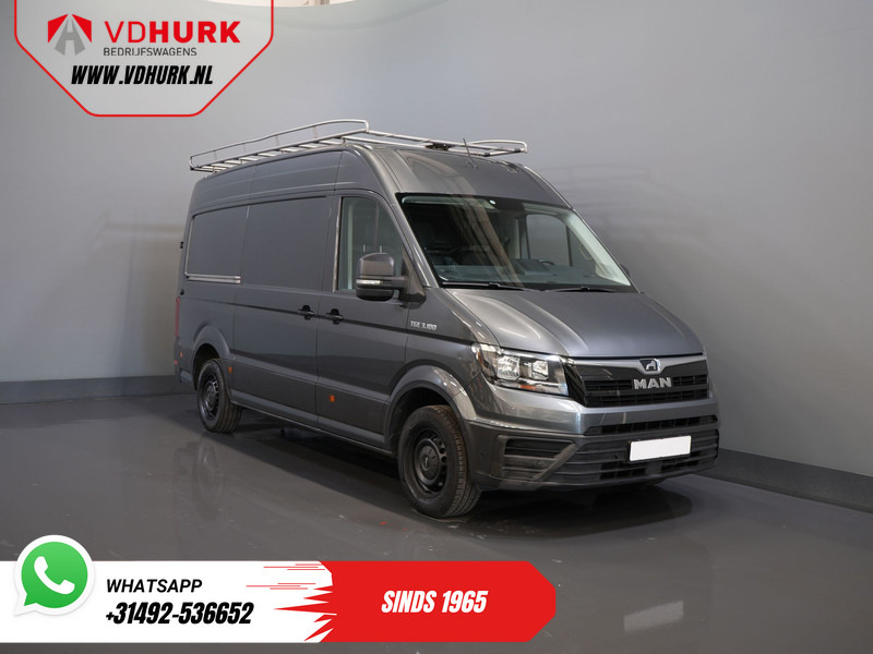 MAN TGE 35 2.0 180 pk DSG Aut. L3H3 BPM VRIJ! Imperiaal+Ladder/ Carplay/ Gev.stoel/ Inrichting/ Camera/ PDC/ Cruise/ Trekhaak/ Airco - Panel van: picture 1 MAN TGE 35 2.0 180 pk DSG Aut. L3H3 BPM VRIJ! Imperiaal+Ladder/ Carplay/ Gev.stoel/ Inrichting/ Camera/ PDC/ Cruise/ Trekhaak/ Airco - Panel van: picture 1