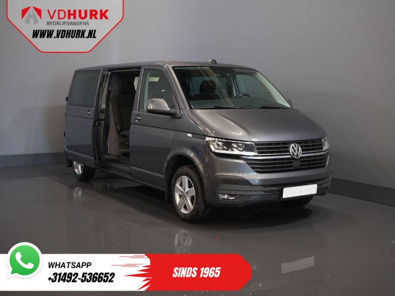 Panel van, Combi van Volkswagen Transporter 2.0 TDI 150 pk DSG Aut. L2 DC Dubbel Cabine LED/ Adapt.Cruise/ Standkachel/ Stoelverw./ Carplay/ Camera/ PDC/ LMV/ Trekhaak/ Air: picture 9