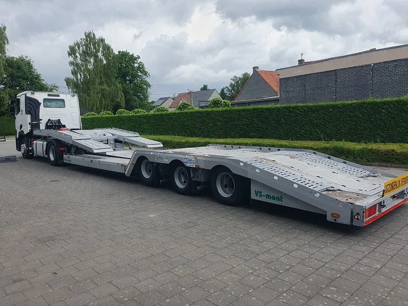 VS MONT VSAT02 -Belgische Trailer - Truck transporter - Low loader semi-trailer: picture 1 VS MONT VSAT02 -Belgische Trailer - Truck transporter - Low loader semi-trailer: picture 1