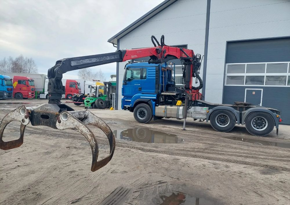 MAN TGS 26-480 6x4 do drewna PALFINGER Epsilon S 270L83 - Tractor unit: picture 1 MAN TGS 26-480 6x4 do drewna PALFINGER Epsilon S 270L83 - Tractor unit: picture 1
