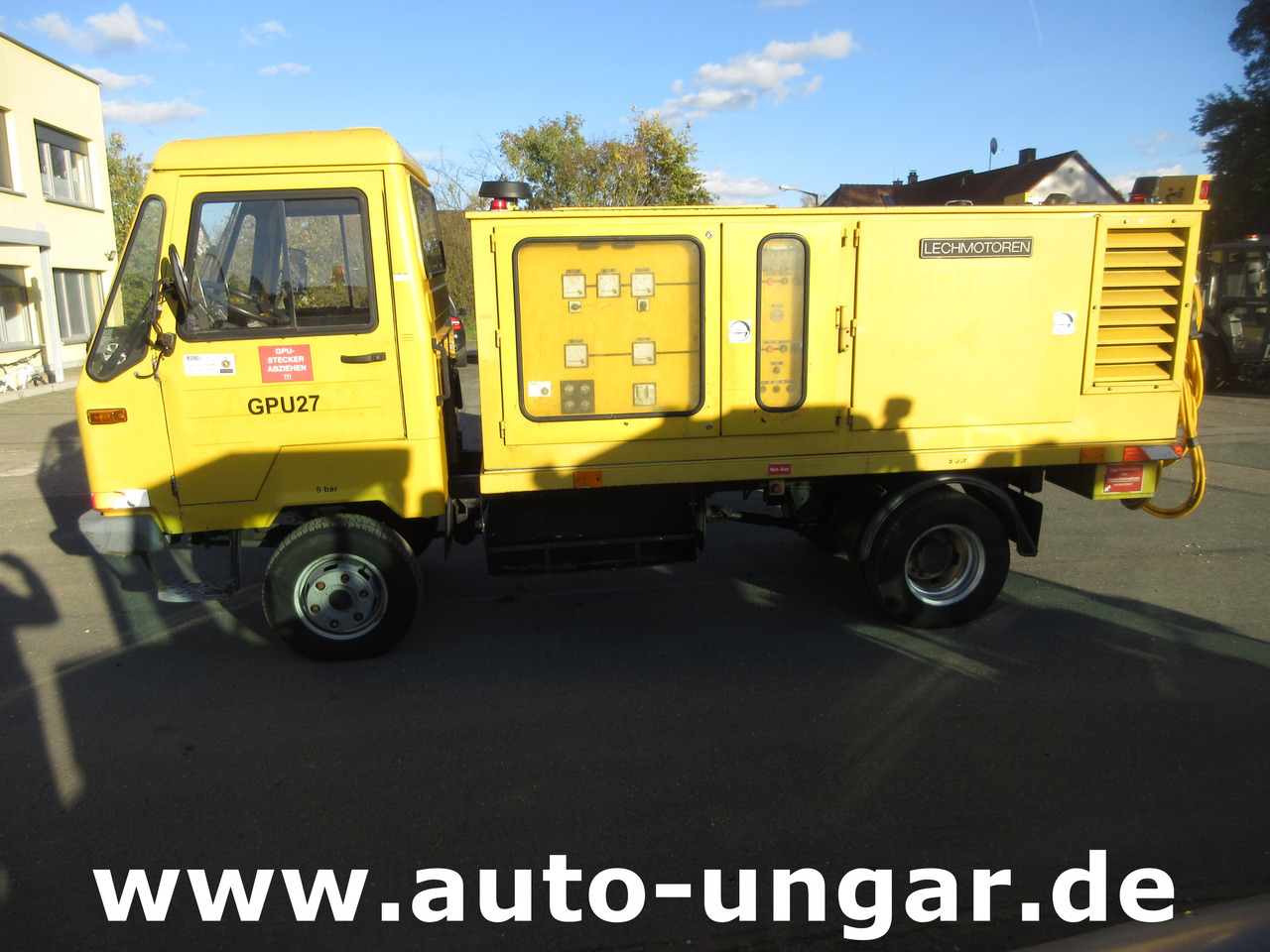 MULTICAR M26 Lechmotoren GPU Ground Power Unit - used GSE - 28V DC & 115V 400Hz - Ground power unit: picture 3 MULTICAR M26 Lechmotoren GPU Ground Power Unit - used GSE - 28V DC & 115V 400Hz - Ground power unit: picture 3