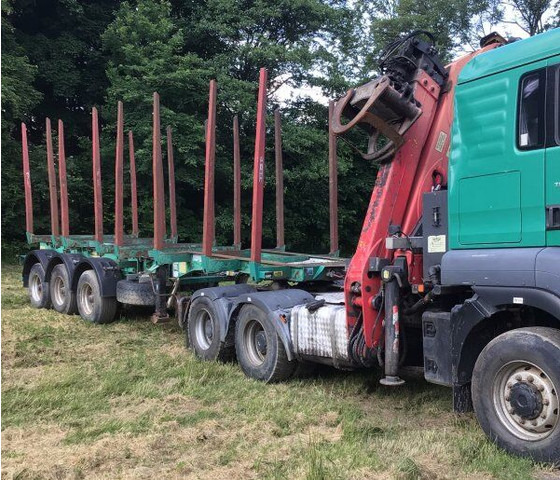 MAN TGA 33.480 - Log truck, Crane truck: picture 4 MAN TGA 33.480 - Log truck, Crane truck: picture 4