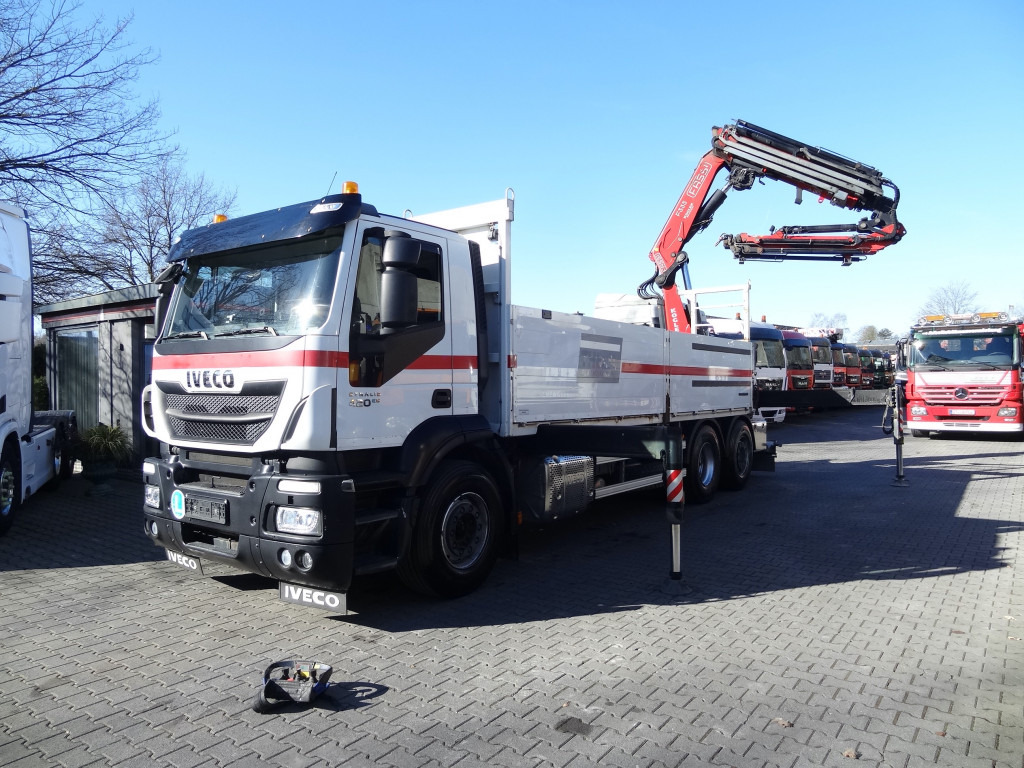 Iveco Stralis 420 6X2 Montagekran Fassi F335 28Meter - Dropside/ Flatbed truck, Crane truck: picture 1 Iveco Stralis 420 6X2 Montagekran Fassi F335 28Meter - Dropside/ Flatbed truck, Crane truck: picture 1