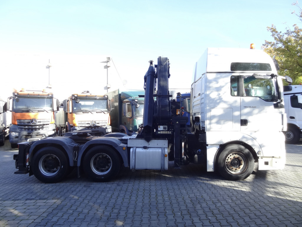 Crane truck, Tractor unit MAN TGX 33.480 6X4 Kran MKG 381 bis 20 Meter: picture 13