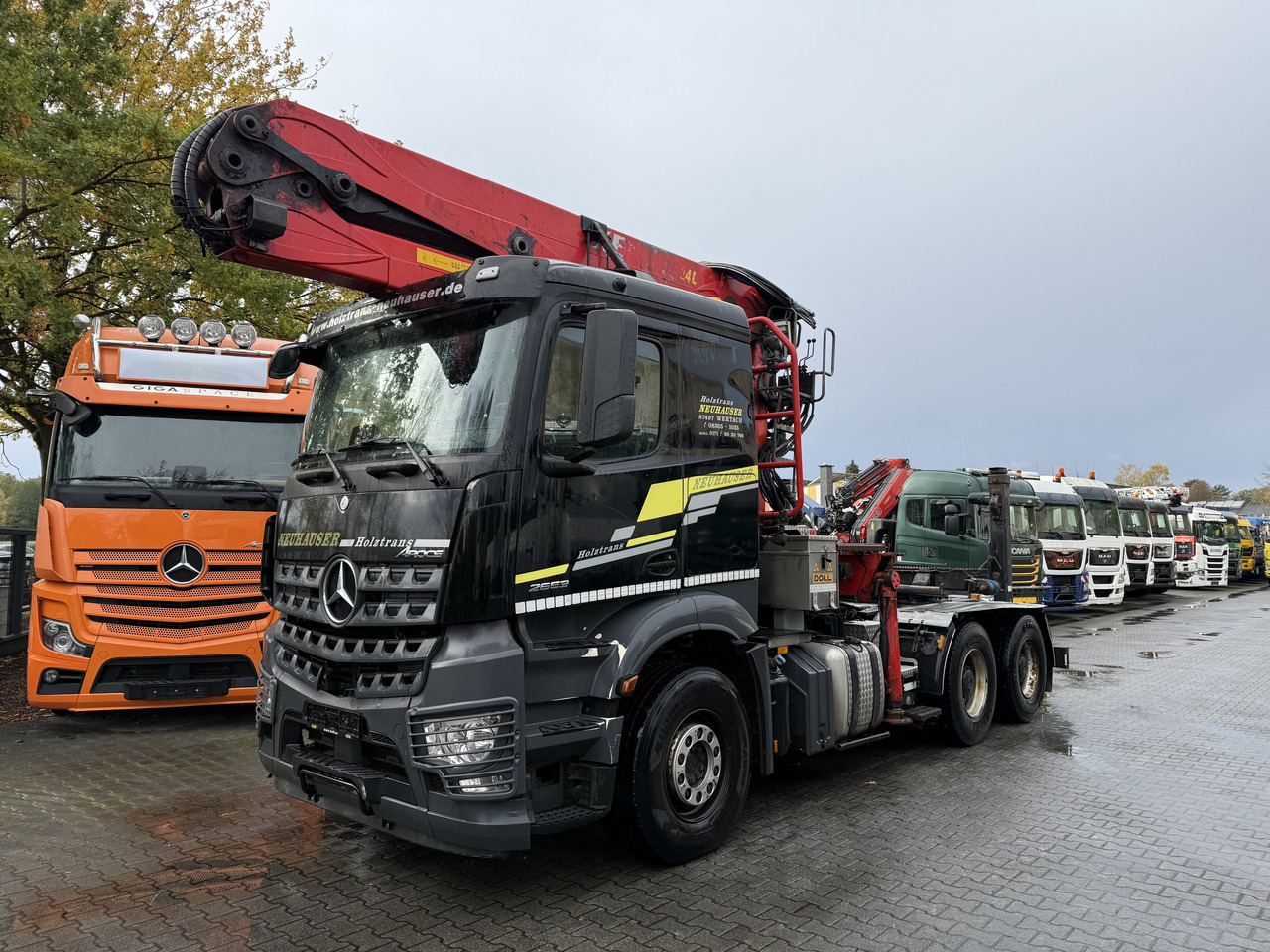 Mercedes-Benz Arocs 2653 6X4 Kran Kesla 2124L - Log truck, Crane truck: picture 1 Mercedes-Benz Arocs 2653 6X4 Kran Kesla 2124L - Log truck, Crane truck: picture 1