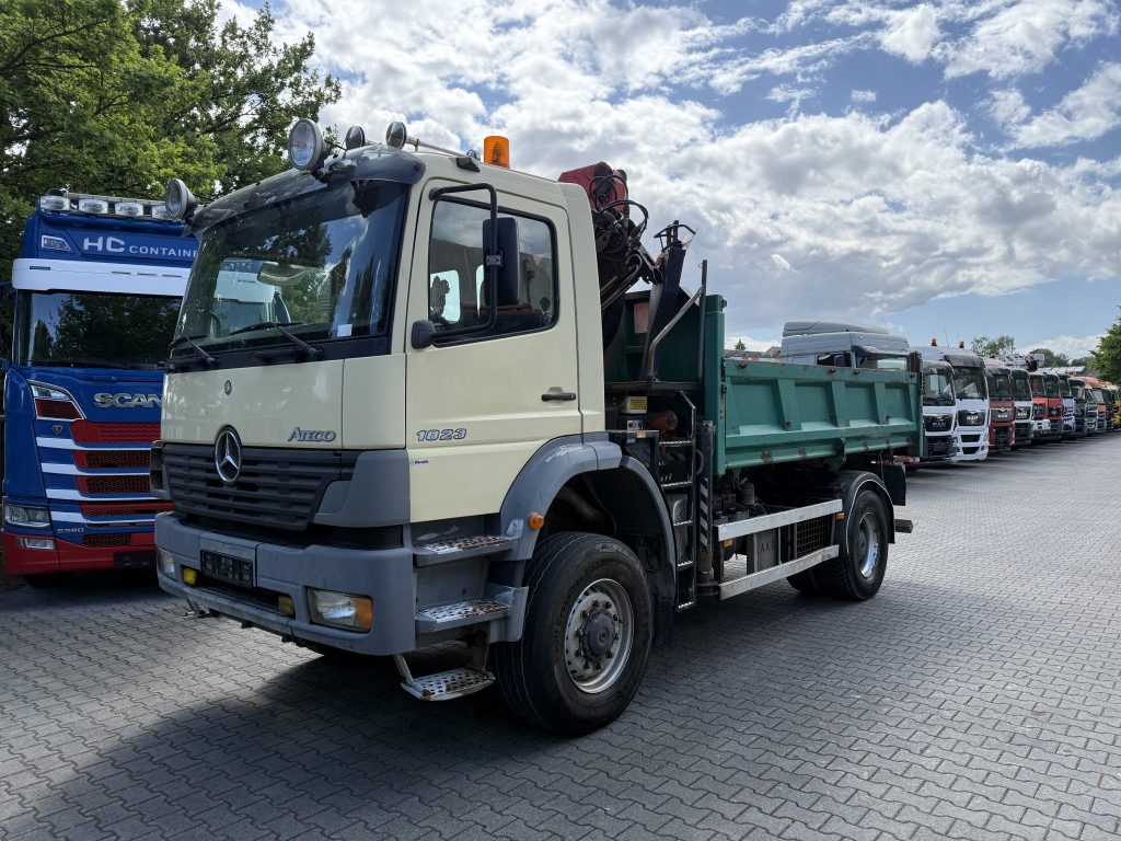 Mercedes-Benz Atego 1823 AK 4X4 Kipper Kran Palfinger PK10000 - Crane truck, Tipper: picture 1 Mercedes-Benz Atego 1823 AK 4X4 Kipper Kran Palfinger PK10000 - Crane truck, Tipper: picture 1