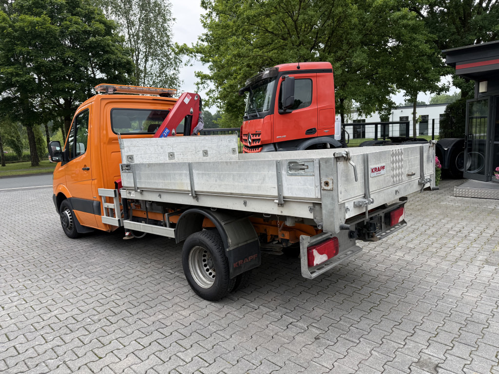 Mercedes-Benz Sprinter 516 Kipper mit Kran HMF 270 - Tipper, Crane truck: picture 2 Mercedes-Benz Sprinter 516 Kipper mit Kran HMF 270 - Tipper, Crane truck: picture 2