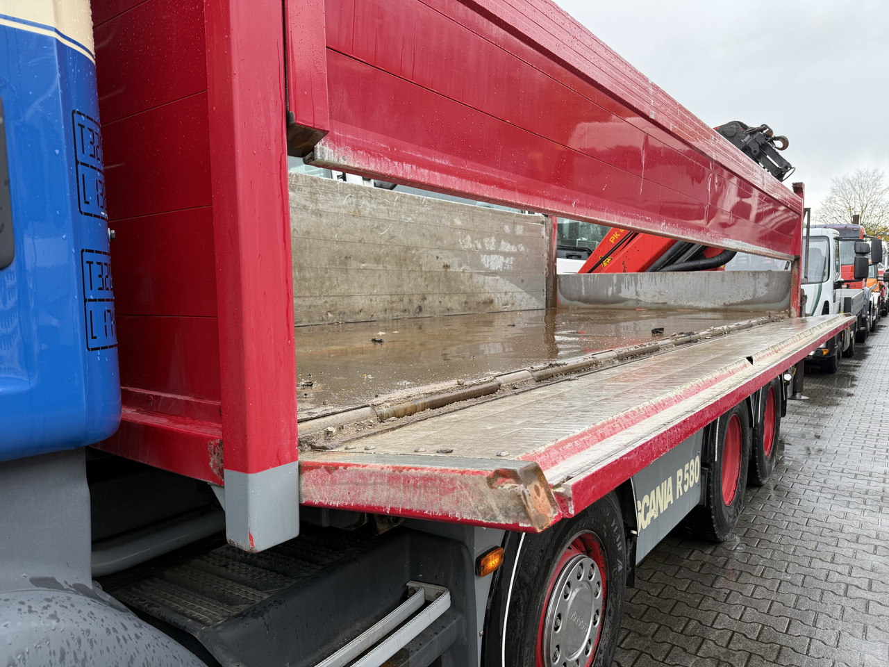Scania R580 V8 8X4 Kipper Kran Palfinger 22002 - Crane truck, Tipper: picture 5 Scania R580 V8 8X4 Kipper Kran Palfinger 22002 - Crane truck, Tipper: picture 5