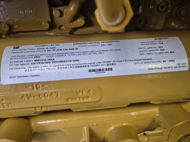 Caterpillar C18 INDUSTRIAL BDN T4i (ENGINE NEW) Arr: 515-0718 - Engine for Industrial equipment: picture 2 Caterpillar C18 INDUSTRIAL BDN T4i (ENGINE NEW) Arr: 515-0718 - Engine for Industrial equipment: picture 2
