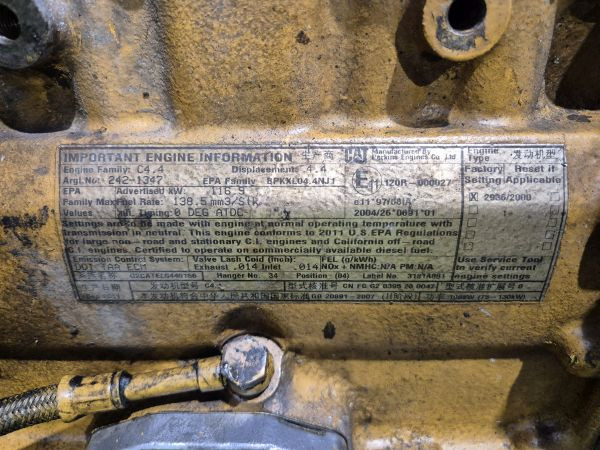 Caterpillar C4.4 Engine (Plant) - Engine for Construction machinery: picture 2 Caterpillar C4.4 Engine (Plant) - Engine for Construction machinery: picture 2