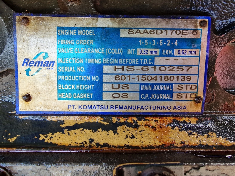 Engine for Construction machinery Komatsu SAA6D170E-5 Engine (Plant): picture 9 Engine for Construction machinery Komatsu SAA6D170E-5 Engine (Plant): picture 9