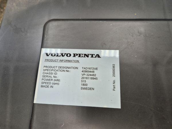 New Engine for Industrial equipment Volvo TAD1672VE Engine (Industrial) New: picture 14 New Engine for Industrial equipment Volvo TAD1672VE Engine (Industrial) New: picture 14