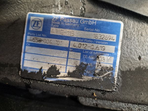 ZF Industrial 4WG-115 Gearbox - Gearbox: picture 2 ZF Industrial 4WG-115 Gearbox - Gearbox: picture 2