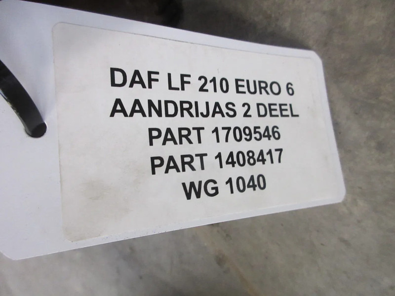 DAF 1709546 // 1408417 AANDRIJF AS DAF LF 210 MODEL 2020 - Drive shaft for Truck: picture 3 DAF 1709546 // 1408417 AANDRIJF AS DAF LF 210 MODEL 2020 - Drive shaft for Truck: picture 3