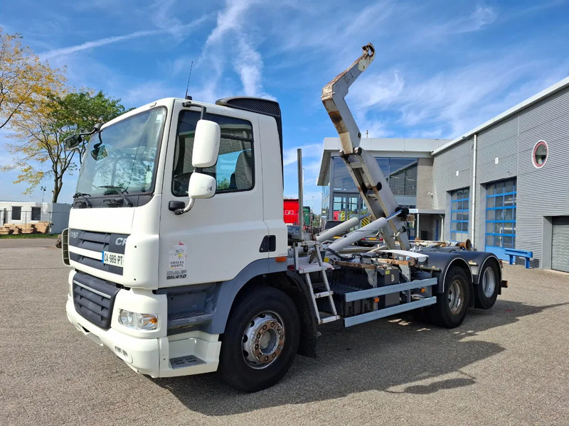 DAF CF85-410 / 6X2 / DEB / DALBY HOOK 15TON / AIRCO / ONLY:744381 KM / MANUAL / EURO-5 / 2012 - Hook lift truck: picture 1 DAF CF85-410 / 6X2 / DEB / DALBY HOOK 15TON / AIRCO / ONLY:744381 KM / MANUAL / EURO-5 / 2012 - Hook lift truck: picture 1