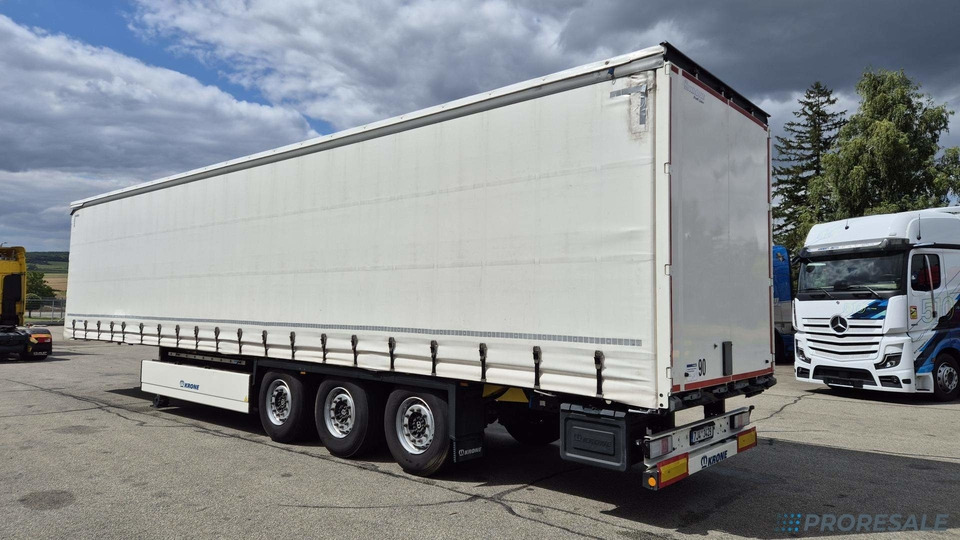KRONE SD PROFI LINER + paletový koš + 2 x zvedací náprava - Curtainsider semi-trailer: picture 3 KRONE SD PROFI LINER + paletový koš + 2 x zvedací náprava - Curtainsider semi-trailer: picture 3