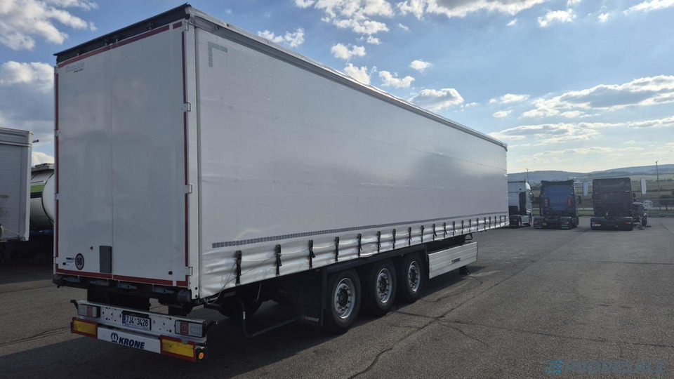 KRONE SD PROFI LINER + paletový koš + 2 x zvedací náprava - Curtainsider semi-trailer: picture 3 KRONE SD PROFI LINER + paletový koš + 2 x zvedací náprava - Curtainsider semi-trailer: picture 3