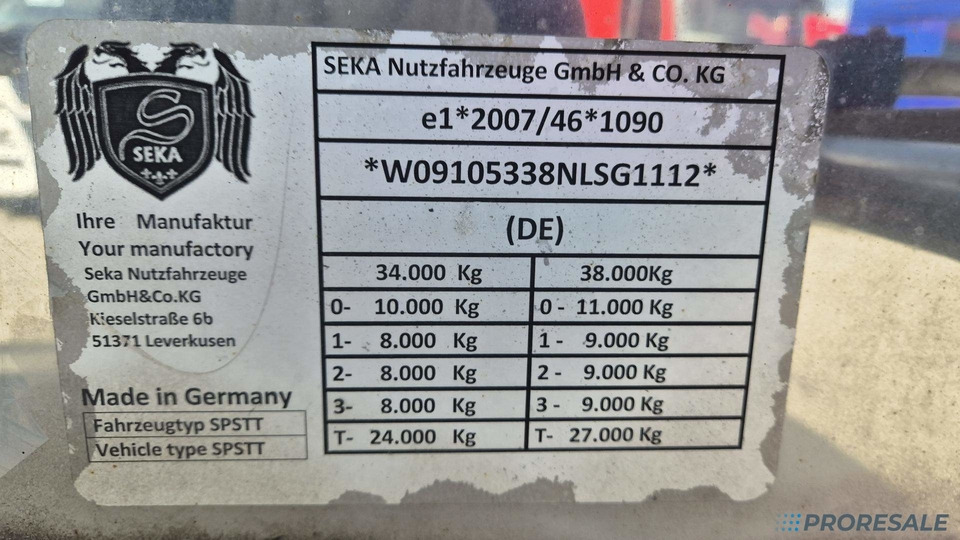 Leasing of  OSTATNÍ SEKA SPSTT/11C/38A1 - Potravinářská cisterna výpustná 31 m3 - 3 komory OSTATNÍ SEKA SPSTT/11C/38A1 - Potravinářská cisterna výpustná 31 m3 - 3 komory: picture 12