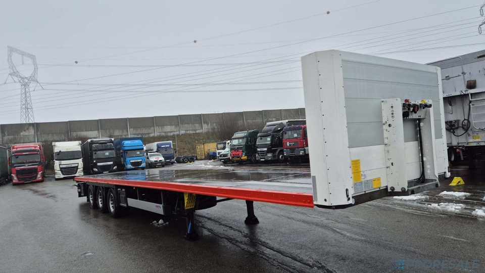 SCHMITZ CARGOBULL SPL 24/L 13.62 MB MEGA PLATO - Dropside/ Flatbed semi-trailer: picture 1 SCHMITZ CARGOBULL SPL 24/L 13.62 MB MEGA PLATO - Dropside/ Flatbed semi-trailer: picture 1