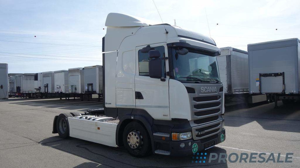 SCANIA R410 N320 LOW DECK HIGH LINE EURO 6 - Tractor unit: picture 1 SCANIA R410 N320 LOW DECK HIGH LINE EURO 6 - Tractor unit: picture 1