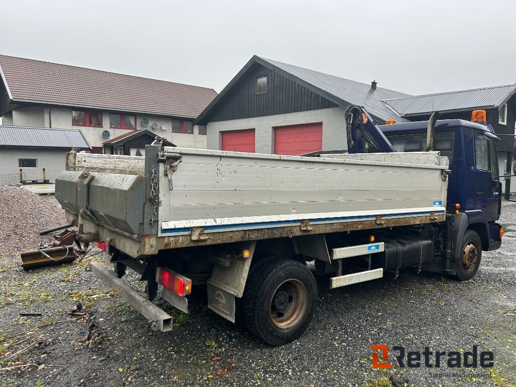 2000 Tippbil med kran og plan MAN 12.224LC. EU-Godkjent - Tipper, Crane truck: picture 4 2000 Tippbil med kran og plan MAN 12.224LC. EU-Godkjent - Tipper, Crane truck: picture 4
