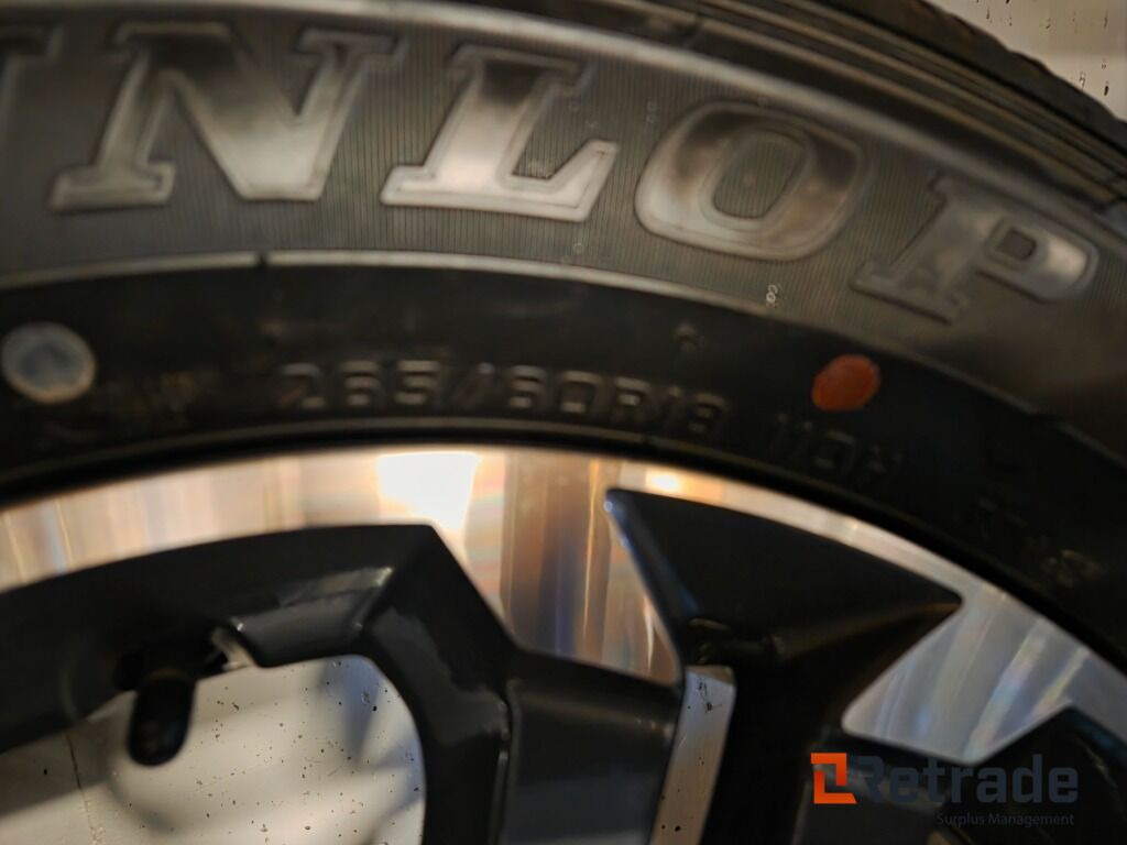 4 stk ubrukte felger og dekk som passer Mitsubishi L200 2022 mod - Construction equipment: picture 2 4 stk ubrukte felger og dekk som passer Mitsubishi L200 2022 mod - Construction equipment: picture 2