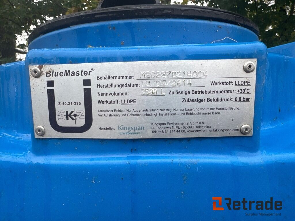 Addblu tank 3500L med pumpe Bluemaster Light 3500L - Industrial equipment: picture 5 Addblu tank 3500L med pumpe Bluemaster Light 3500L - Industrial equipment: picture 5