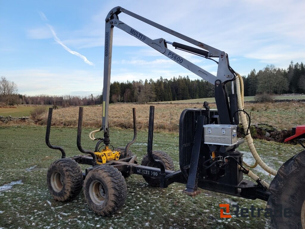 Skogsvagn Huggarvagn med kran Trejon Multiforest MF90 - Forestry trailer: picture 2 Skogsvagn Huggarvagn med kran Trejon Multiforest MF90 - Forestry trailer: picture 2