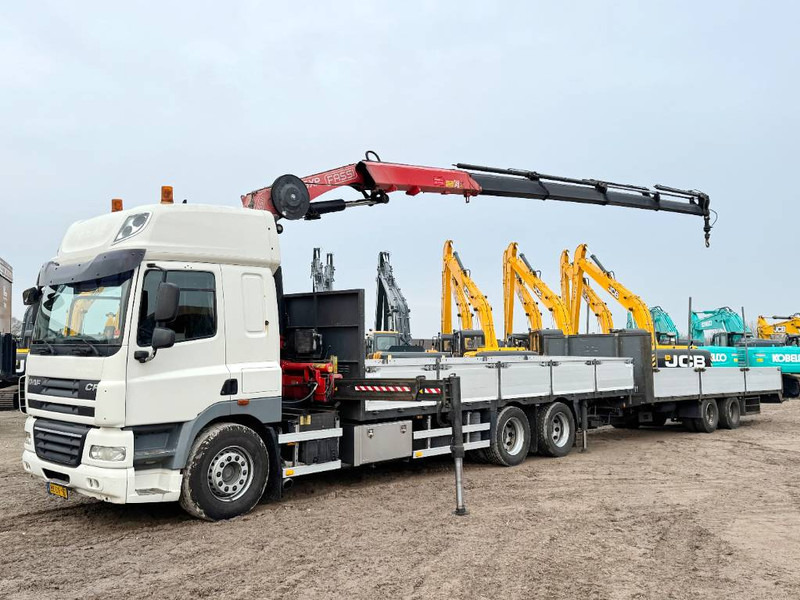 DAF CF85.410 + 21m kran Fassi Crane 21ton/m + Trailer - Crane truck: picture 2 DAF CF85.410 + 21m kran Fassi Crane 21ton/m + Trailer - Crane truck: picture 2