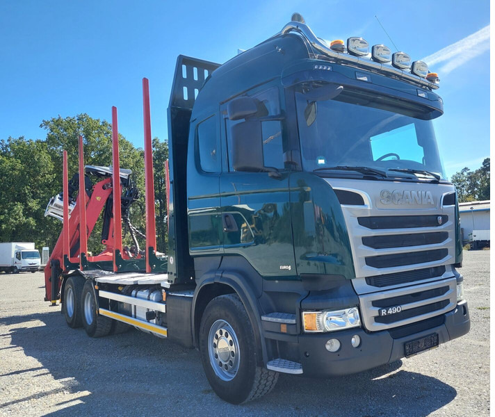 Scania R490 6x4 Euro 6 Kurzholz Palfinger AHK (2) - Log truck, Crane truck: picture 5 Scania R490 6x4 Euro 6 Kurzholz Palfinger AHK (2) - Log truck, Crane truck: picture 5