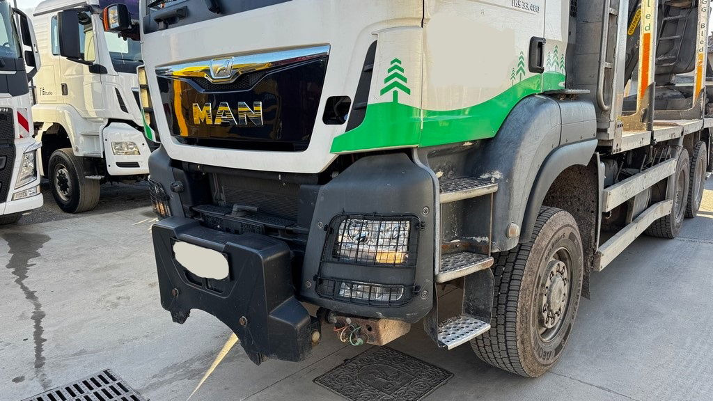 MAN TGA 33.480 6x6 forest truck - Epsilon M12Z + scissors + Trailer Gsodam - Log truck, Crane truck: picture 2 MAN TGA 33.480 6x6 forest truck - Epsilon M12Z + scissors + Trailer Gsodam - Log truck, Crane truck: picture 2