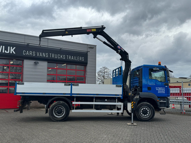 MAN TGM 18-290 4x4 Kraan met Open laadbak HMF Kraan 13 T - Crane truck: picture 2 MAN TGM 18-290 4x4 Kraan met Open laadbak HMF Kraan 13 T - Crane truck: picture 2