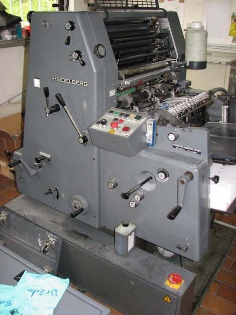 Heidelberg GTO 52 single-color offset press - Offset printing machine: picture 1 Heidelberg GTO 52 single-color offset press - Offset printing machine: picture 1