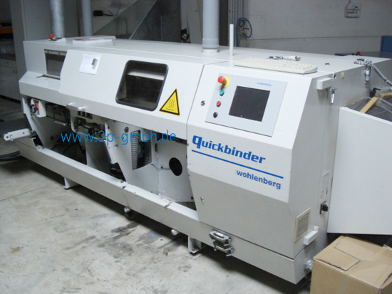 Perfect Binder Wohlenberg Quickbinder with PUR and Gazingunit - Binding machine: picture 1 Perfect Binder Wohlenberg Quickbinder with PUR and Gazingunit - Binding machine: picture 1