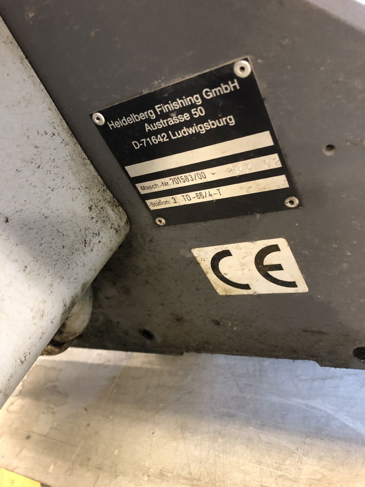 Stahlfolder Topline TD 66-4 with DCT control 3.tes buckle plate folder Heidelberg - Folding machine: picture 3 Stahlfolder Topline TD 66-4 with DCT control 3.tes buckle plate folder Heidelberg - Folding machine: picture 3