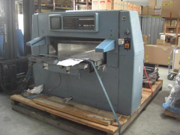 Wohlenberg 115 MCS-2 TV high-speed cutter - Paper cutting machine: picture 1 Wohlenberg 115 MCS-2 TV high-speed cutter - Paper cutting machine: picture 1