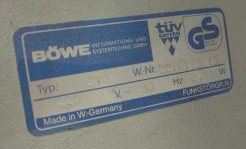 Folding machine mobile 2.tes buckle plate folder GUK FA 52-1 with Böwe 310: picture 8