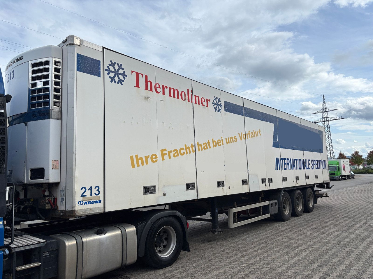 Krone Thermo King SL400 SEITENTÜREN - Refrigerator semi-trailer: picture 1 Krone Thermo King SL400 SEITENTÜREN - Refrigerator semi-trailer: picture 1