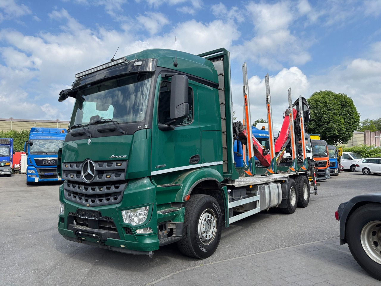 Mercedes-Benz Arocs 6x4/Kran Cranab TZ 12.2 - Log truck, Crane truck: picture 4 Mercedes-Benz Arocs 6x4/Kran Cranab TZ 12.2 - Log truck, Crane truck: picture 4