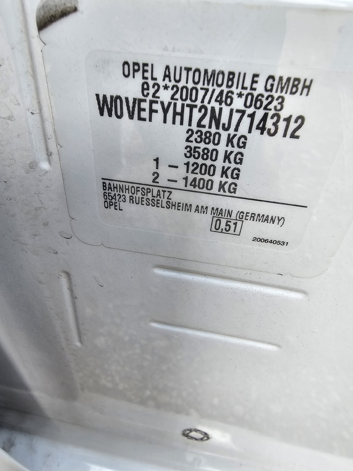 Refrigerated van OPEL COMBO MAXI LONG CHLODNIA MROZNIA CARRIER KLIMA EURO6 [ Copy ]: picture 9