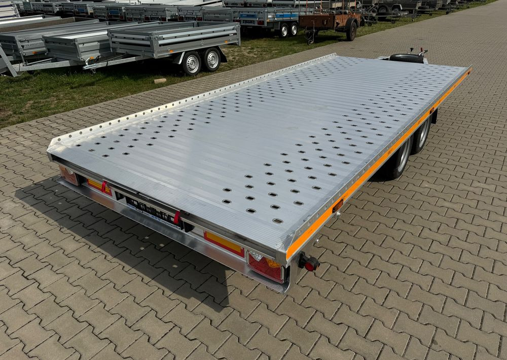 New Autotransporter trailer Gromex L2-2700-5,2 laweta aluminiowa 5,2m 2700kg: picture 5