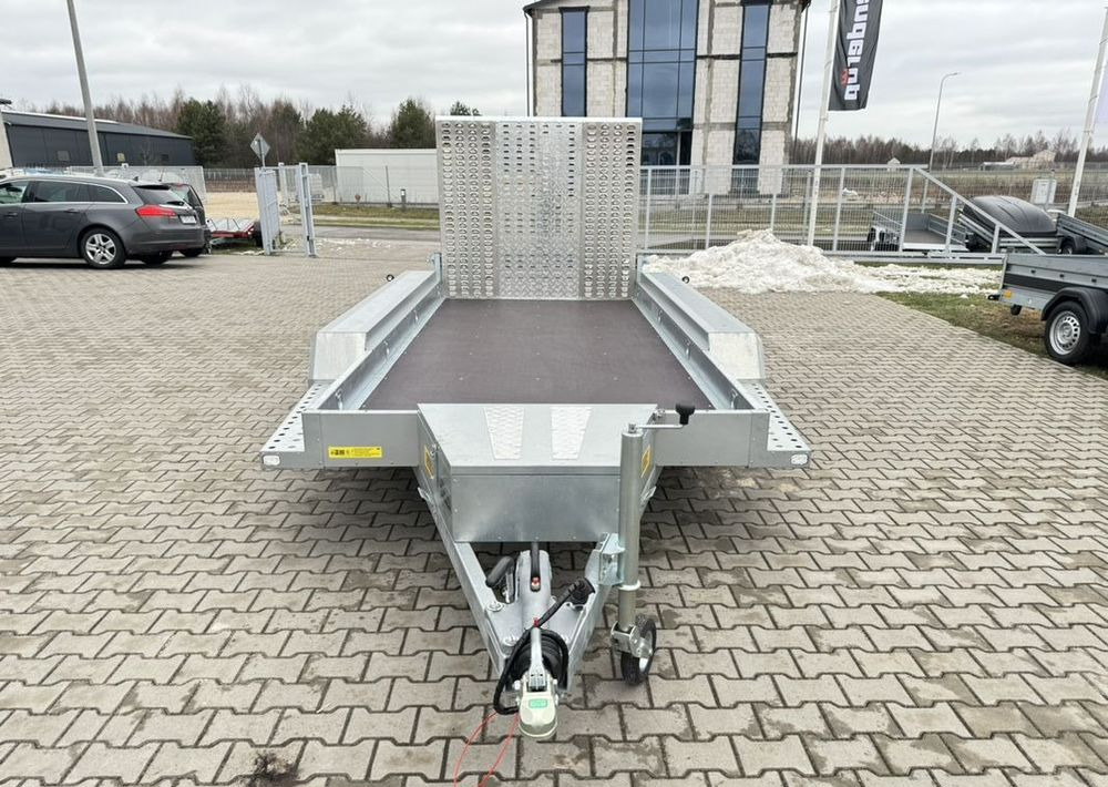 New Plant trailer LORRIES TPM35-4017 402x175 cm DMC 3500kg przyczepa 3 osiowa pod koparkę budowlanka: picture 13