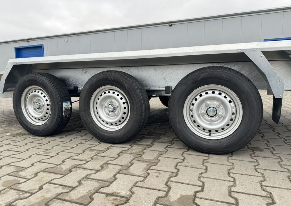 New Plant trailer LORRIES TPM35-4017 402x175 cm DMC 3500kg przyczepa 3 osiowa pod koparkę budowlanka: picture 7