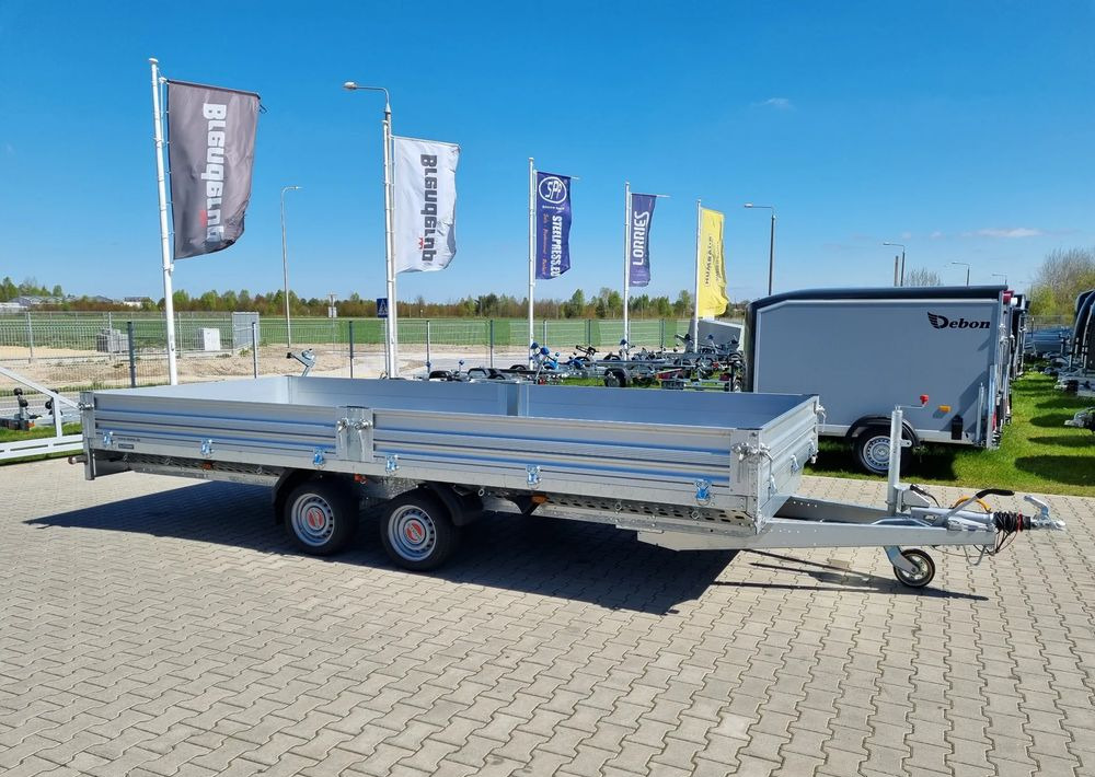 STEMA Stema Przyczepa 510x213 cm ALU 3,5T hamowana - Dropside/ Flatbed trailer: picture 1 STEMA Stema Przyczepa 510x213 cm ALU 3,5T hamowana - Dropside/ Flatbed trailer: picture 1