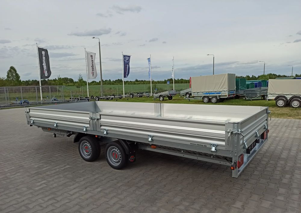 STEMA Stema Przyczepa 510x213 cm ALU 3,5T hamowana - Dropside/ Flatbed trailer: picture 5 STEMA Stema Przyczepa 510x213 cm ALU 3,5T hamowana - Dropside/ Flatbed trailer: picture 5