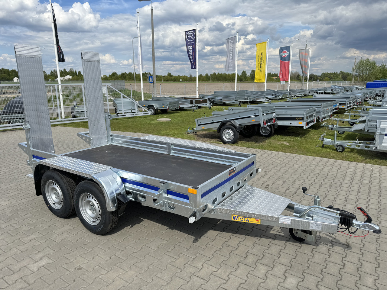 Wiola B2730 GVW 2700 kg machine transporter mini excavator 292x142 cm - Plant trailer: picture 5 Wiola B2730 GVW 2700 kg machine transporter mini excavator 292x142 cm - Plant trailer: picture 5