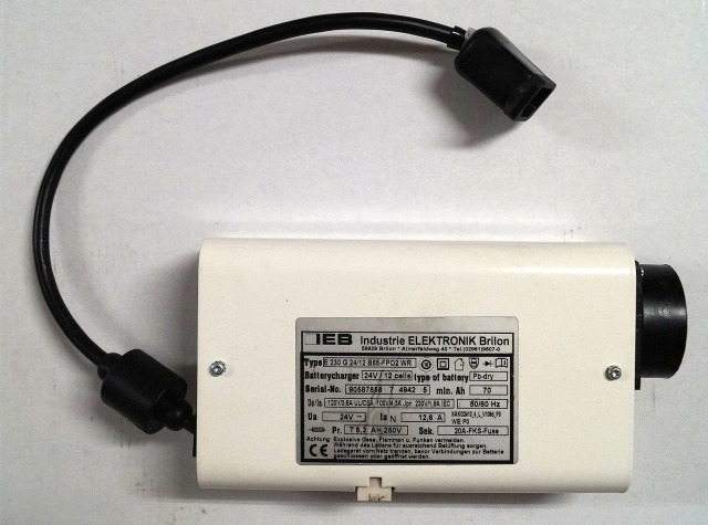 IEB 90587858 | IEB charger EFG 230 G 24/12 B65-FP02 WR 24V12,6A 220V 50/60Hz fro - Battery for Material handling equipment: picture 1 IEB 90587858 | IEB charger EFG 230 G 24/12 B65-FP02 WR 24V12,6A 220V 50/60Hz fro - Battery for Material handling equipment: picture 1