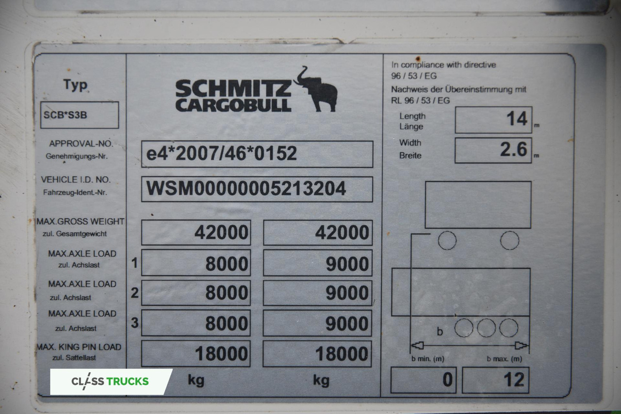 Refrigerator semi-trailer Schmitz Cargobull SKO Double Deck FP 60 ThermoKing SLXi 300 Lifting Axle: picture 19